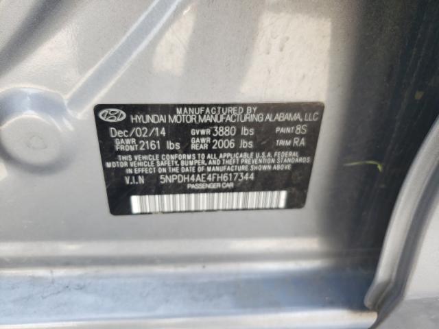 Photo 9 VIN: 5NPDH4AE4FH617344 - HYUNDAI ELANTRA SE 