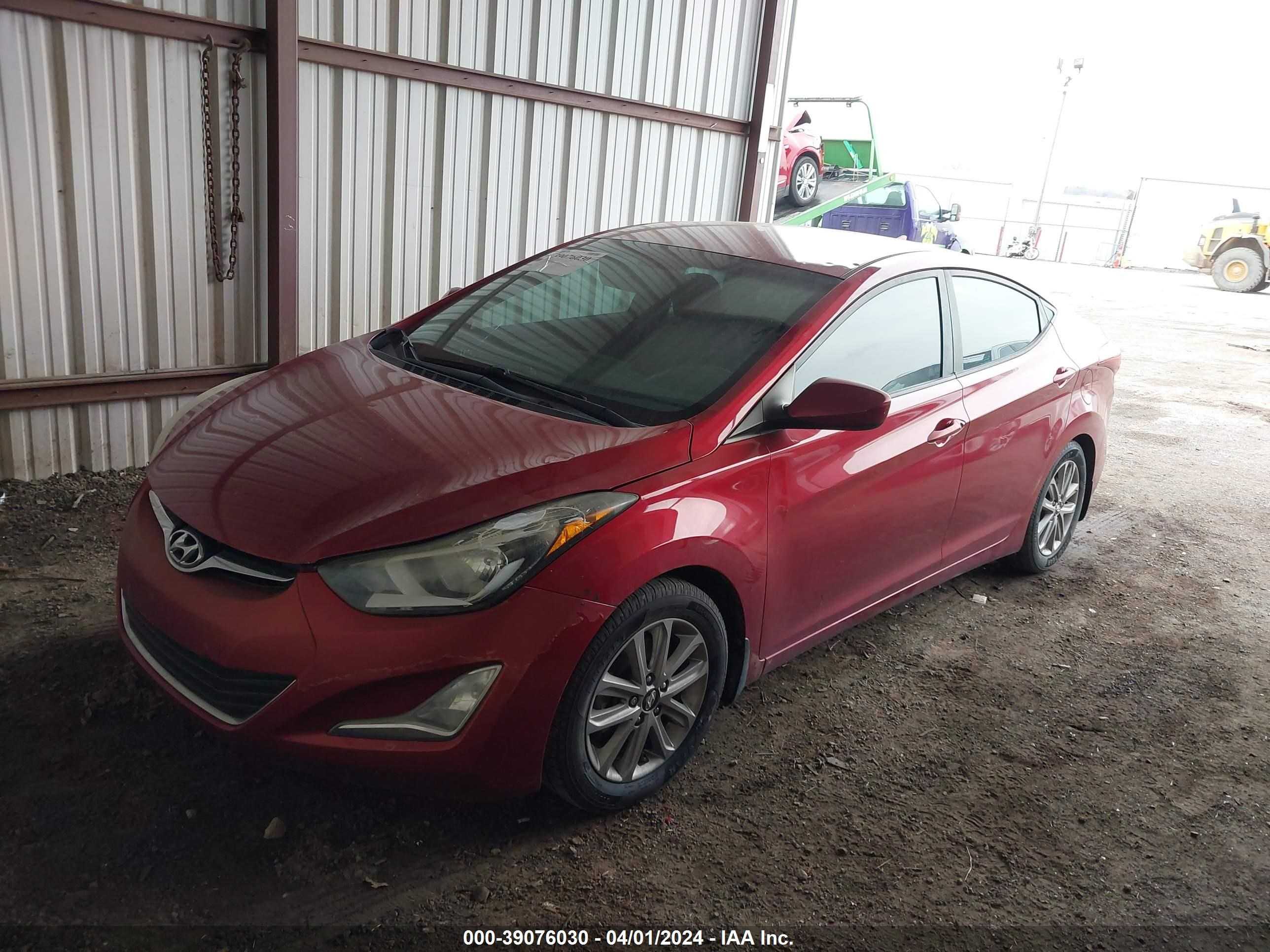 Photo 1 VIN: 5NPDH4AE4GH657232 - HYUNDAI ELANTRA 