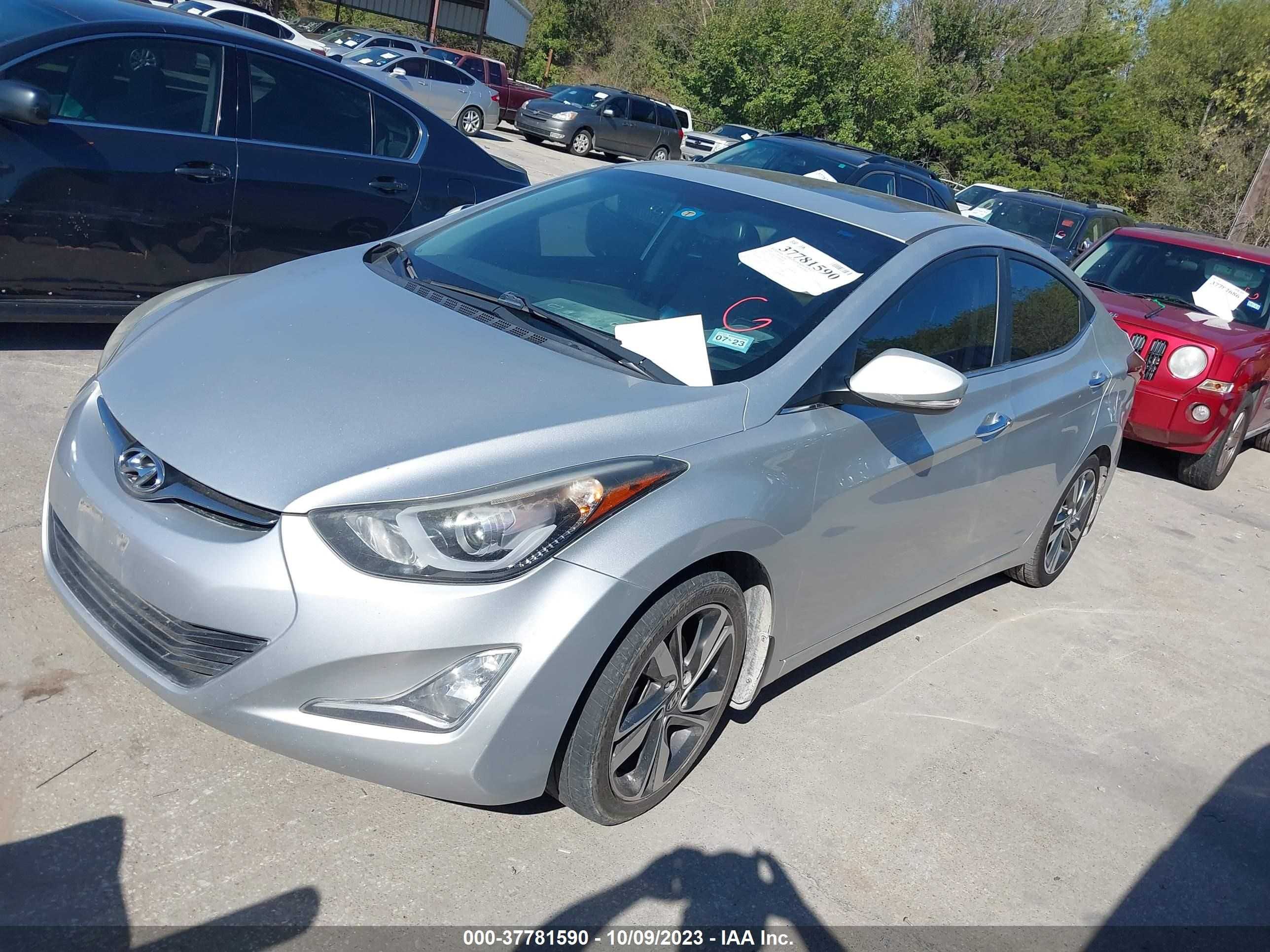 Photo 1 VIN: 5NPDH4AE4GH662396 - HYUNDAI ELANTRA 