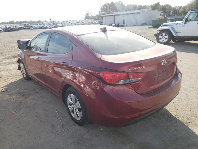 Photo 2 VIN: 5NPDH4AE4GH668876 - HYUNDAI ELANTRA SE 