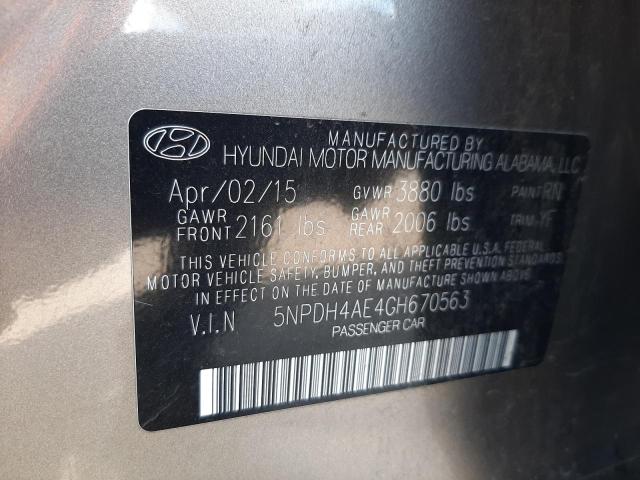 Photo 9 VIN: 5NPDH4AE4GH670563 - HYUNDAI ELANTRA 