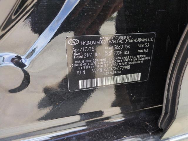 Photo 12 VIN: 5NPDH4AE4GH679988 - HYUNDAI ELANTRA SE 