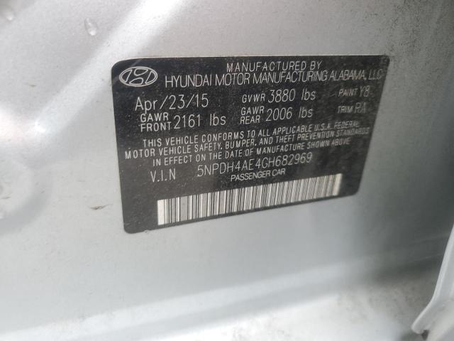 Photo 11 VIN: 5NPDH4AE4GH682969 - HYUNDAI ELANTRA 