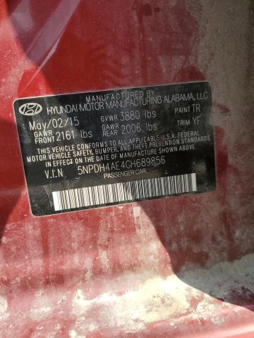 Photo 11 VIN: 5NPDH4AE4GH689856 - HYUNDAI ELANTRA SE 