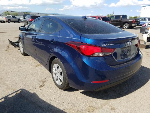 Photo 2 VIN: 5NPDH4AE4GH742278 - HYUNDAI ELANTRA SE 