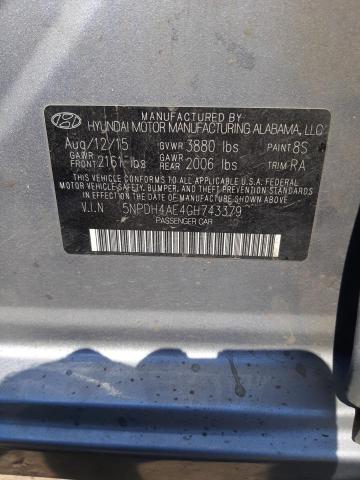 Photo 11 VIN: 5NPDH4AE4GH743379 - HYUNDAI ELANTRA 