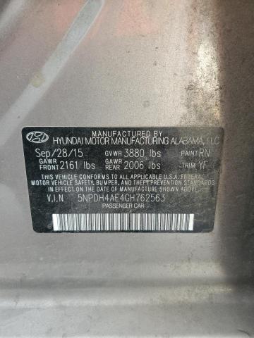 Photo 11 VIN: 5NPDH4AE4GH762563 - HYUNDAI ELANTRA SE 