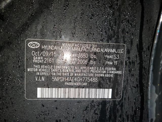 Photo 11 VIN: 5NPDH4AE4GH775488 - HYUNDAI ELANTRA 