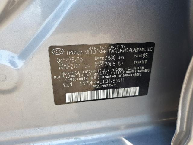 Photo 11 VIN: 5NPDH4AE4GH783011 - HYUNDAI ELANTRA 