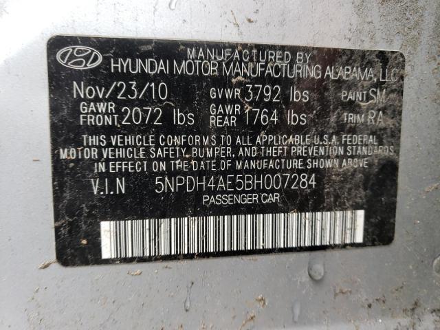 Photo 12 VIN: 5NPDH4AE5BH007284 - HYUNDAI ELANTRA 