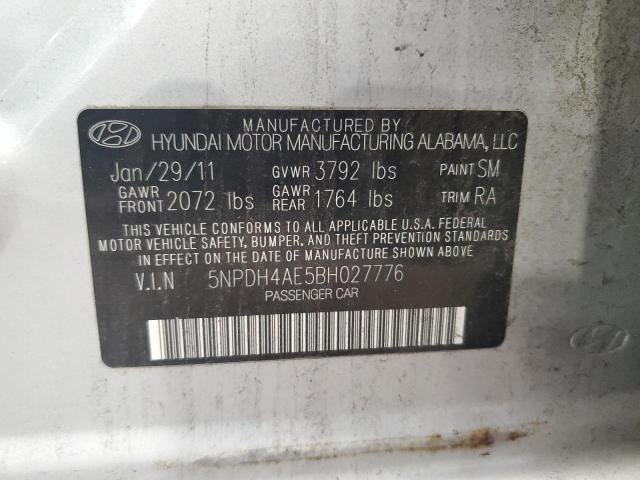 Photo 12 VIN: 5NPDH4AE5BH027776 - HYUNDAI ELANTRA GL 