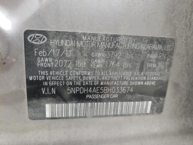 Photo 11 VIN: 5NPDH4AE5BH033674 - HYUNDAI ELANTRA 