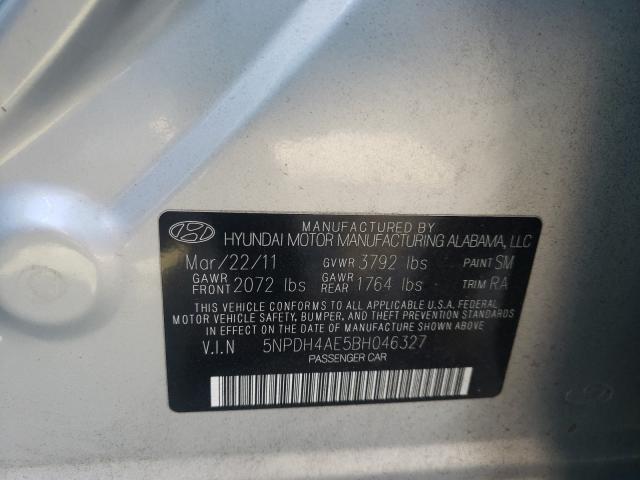 Photo 9 VIN: 5NPDH4AE5BH046327 - HYUNDAI ELANTRA GL 