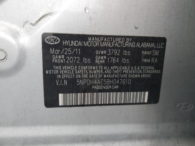 Photo 11 VIN: 5NPDH4AE5BH047610 - HYUNDAI ELANTRA GL 