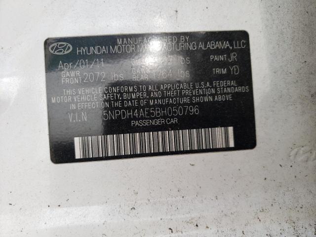 Photo 9 VIN: 5NPDH4AE5BH050796 - HYUNDAI ELANTRA GL 