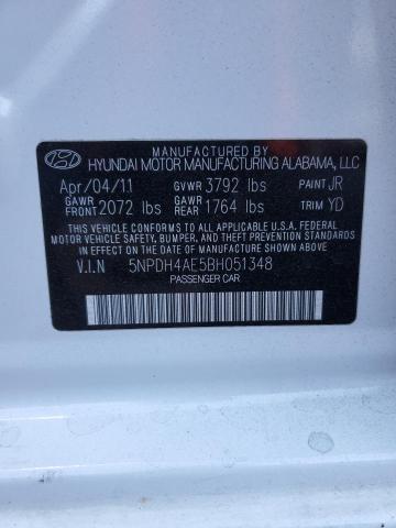 Photo 11 VIN: 5NPDH4AE5BH051348 - HYUNDAI ELANTRA 