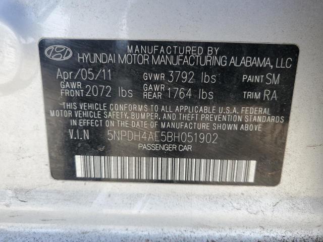 Photo 11 VIN: 5NPDH4AE5BH051902 - HYUNDAI ELANTRA 