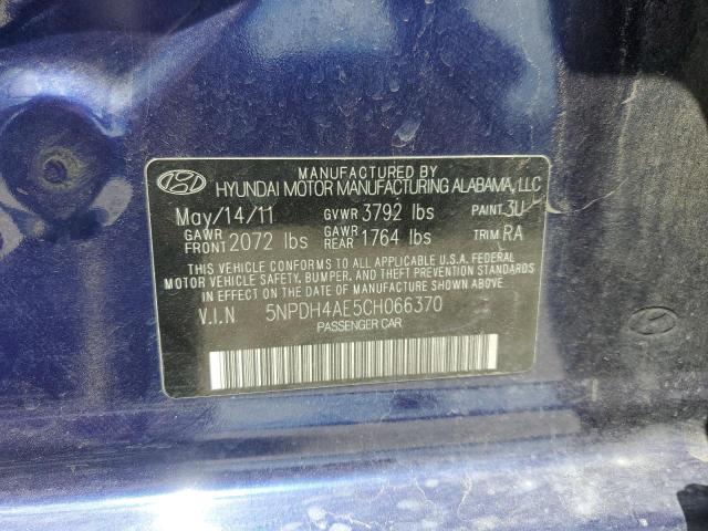 Photo 11 VIN: 5NPDH4AE5CH066370 - HYUNDAI ELANTRA 