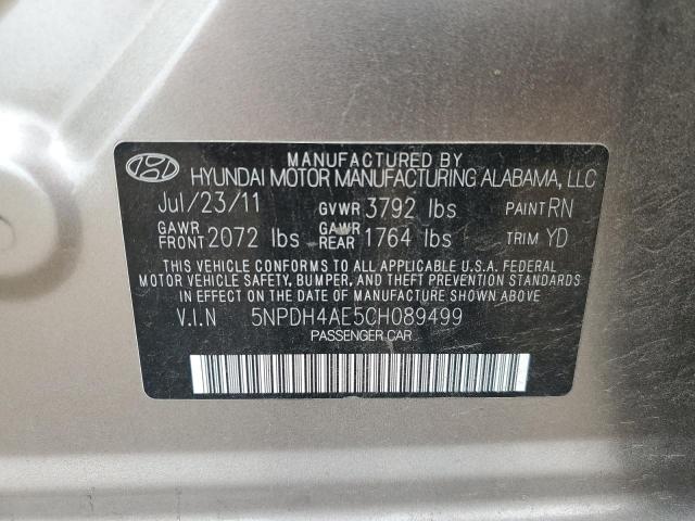 Photo 11 VIN: 5NPDH4AE5CH089499 - HYUNDAI ELANTRA 