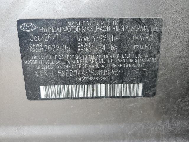 Photo 11 VIN: 5NPDH4AE5CH119262 - HYUNDAI ELANTRA 