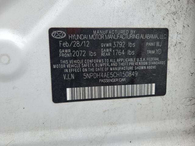 Photo 11 VIN: 5NPDH4AE5CH150849 - HYUNDAI ELANTRA 