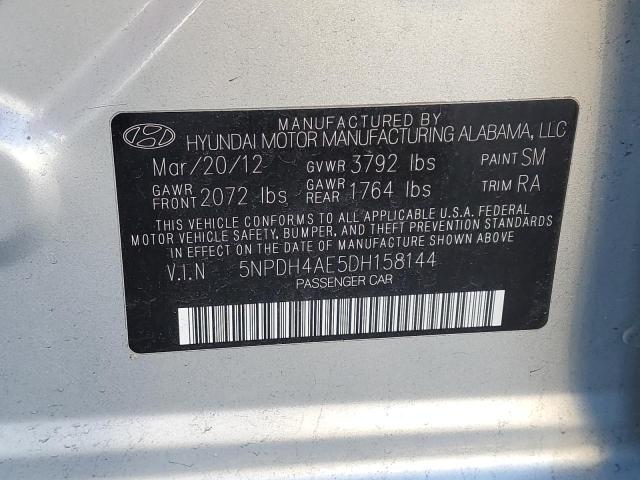 Photo 11 VIN: 5NPDH4AE5DH158144 - HYUNDAI ELANTRA 