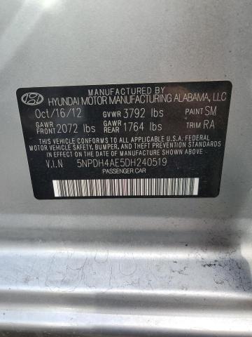 Photo 11 VIN: 5NPDH4AE5DH240519 - HYUNDAI ELANTRA GL 