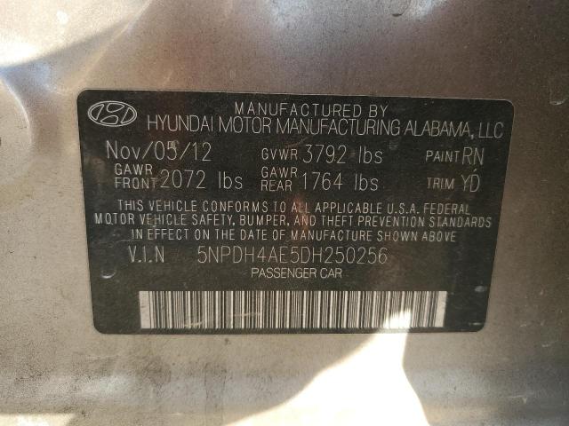 Photo 11 VIN: 5NPDH4AE5DH250256 - HYUNDAI ELANTRA GL 