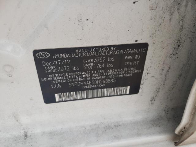 Photo 11 VIN: 5NPDH4AE5DH268885 - HYUNDAI ELANTRA GL 