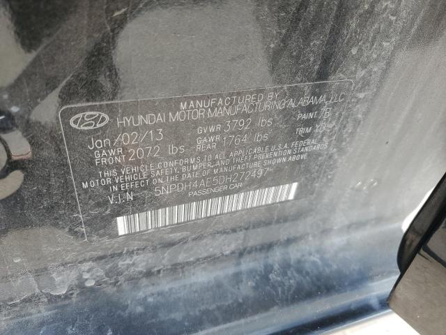 Photo 11 VIN: 5NPDH4AE5DH272497 - HYUNDAI ELANTRA GL 