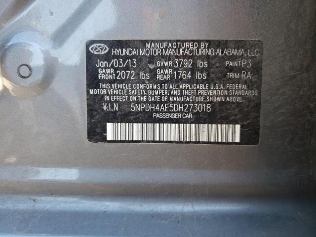 Photo 11 VIN: 5NPDH4AE5DH273018 - HYUNDAI ELANTRA 