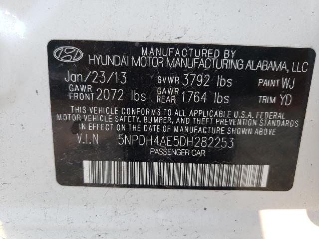 Photo 9 VIN: 5NPDH4AE5DH282253 - HYUNDAI ELANTRA GL 