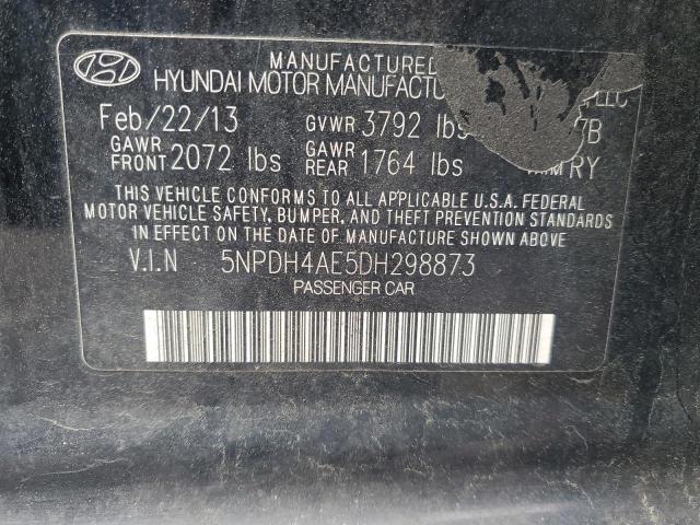 Photo 11 VIN: 5NPDH4AE5DH298873 - HYUNDAI ELANTRA 