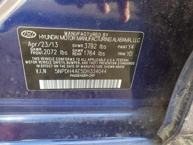 Photo 11 VIN: 5NPDH4AE5DH334044 - HYUNDAI ELANTRA 