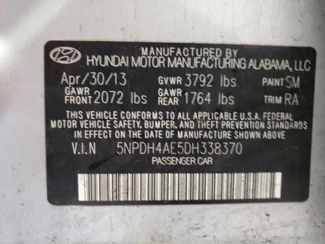 Photo 11 VIN: 5NPDH4AE5DH338370 - HYUNDAI ELANTRA 