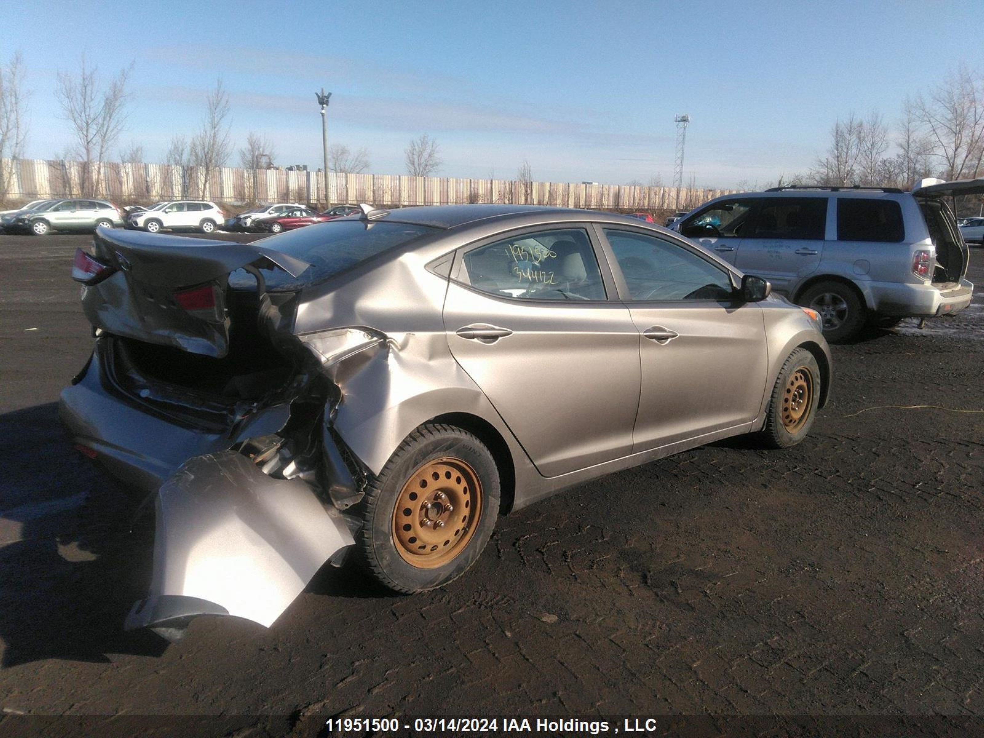 Photo 3 VIN: 5NPDH4AE5DH344122 - HYUNDAI ELANTRA 