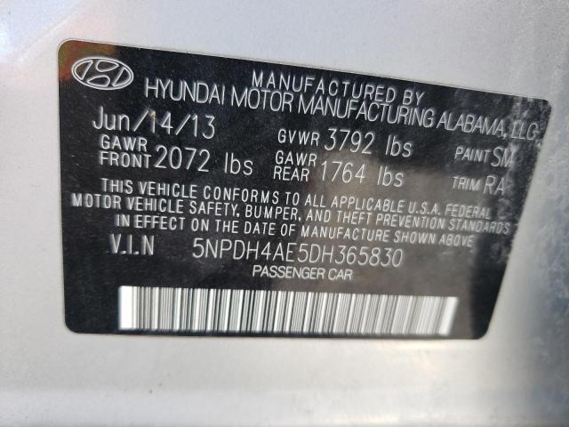 Photo 11 VIN: 5NPDH4AE5DH365830 - HYUNDAI ELANTRA GL 