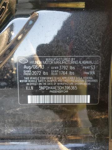 Photo 11 VIN: 5NPDH4AE5DH396365 - HYUNDAI ELANTRA 