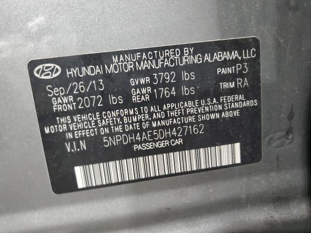 Photo 11 VIN: 5NPDH4AE5DH427162 - HYUNDAI ELANTRA GL 