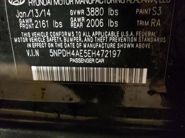 Photo 12 VIN: 5NPDH4AE5EH472197 - HYUNDAI ELANTRA 