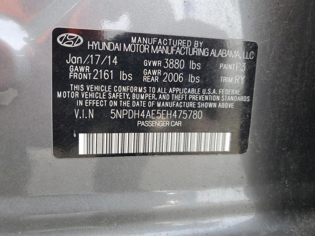 Photo 11 VIN: 5NPDH4AE5EH475780 - HYUNDAI ELANTRA SE 