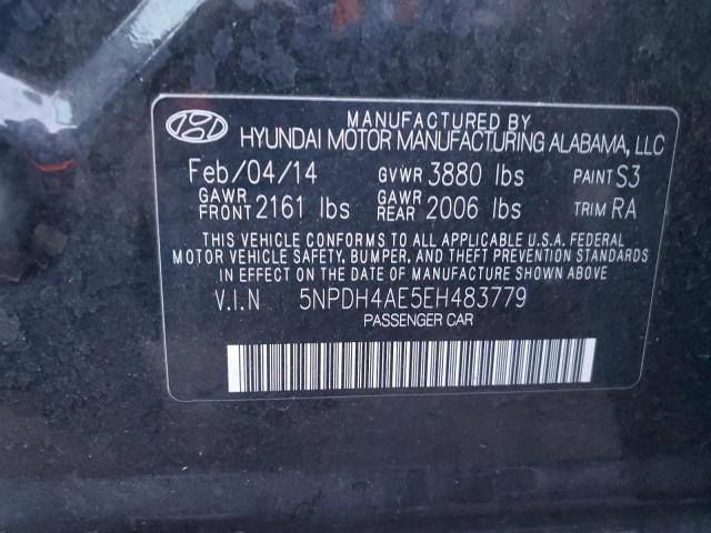 Photo 11 VIN: 5NPDH4AE5EH483779 - HYUNDAI ELANTRA SE 