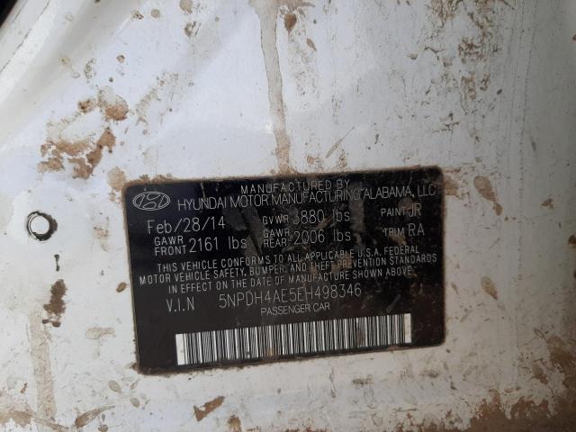 Photo 11 VIN: 5NPDH4AE5EH498346 - HYUNDAI ELANTRA SE 