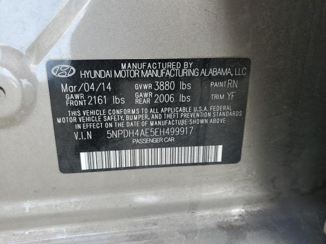 Photo 11 VIN: 5NPDH4AE5EH499917 - HYUNDAI ELANTRA 