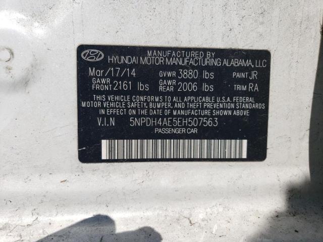 Photo 11 VIN: 5NPDH4AE5EH507563 - HYUNDAI ELANTRA 