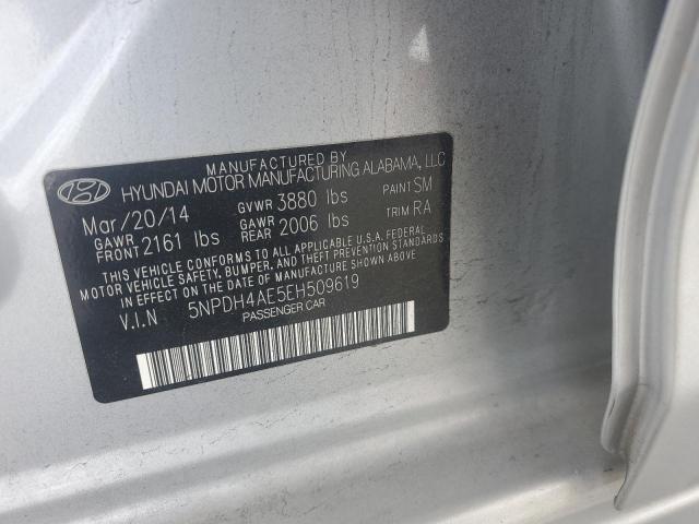 Photo 11 VIN: 5NPDH4AE5EH509619 - HYUNDAI ELANTRA SE 