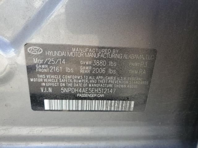 Photo 11 VIN: 5NPDH4AE5EH512147 - HYUNDAI ELANTRA SE 