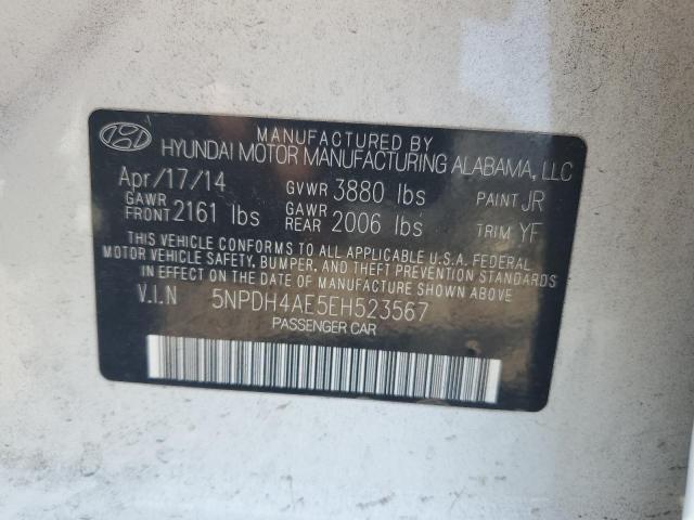 Photo 11 VIN: 5NPDH4AE5EH523567 - HYUNDAI ELANTRA SE 