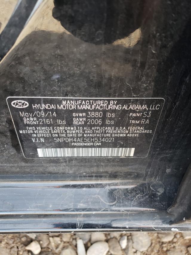 Photo 9 VIN: 5NPDH4AE5EH534021 - HYUNDAI ELANTRA SE 