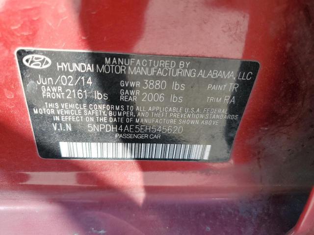 Photo 11 VIN: 5NPDH4AE5EH545620 - HYUNDAI ELANTRA 